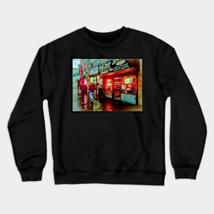 Fluo Rainy Days Flatbush Brooklyn NYC Crewneck Sweatshirt